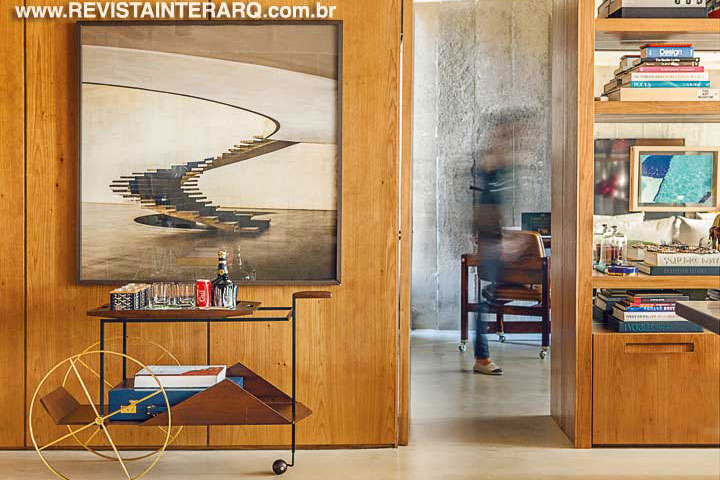 Este projeto de interiores foi composto por uma paleta neutra e painéis de madeira freijó - Revista InterArq | Arquitetura, Decoração, Design, Paisagismo e Lifestyle