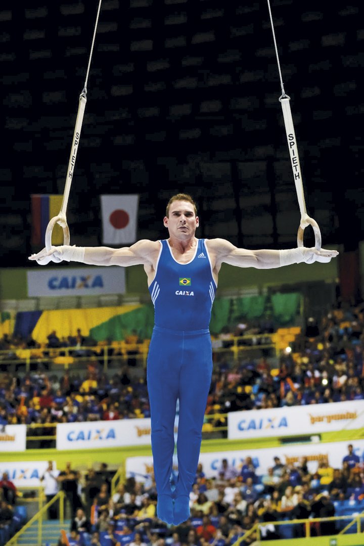 O ginasta Arthur Zanetti, atual campeão Olímpico nas argolas e possível ouro para o Brasil nos Jogos_Foto_Confederação Brasileira de Ginástica