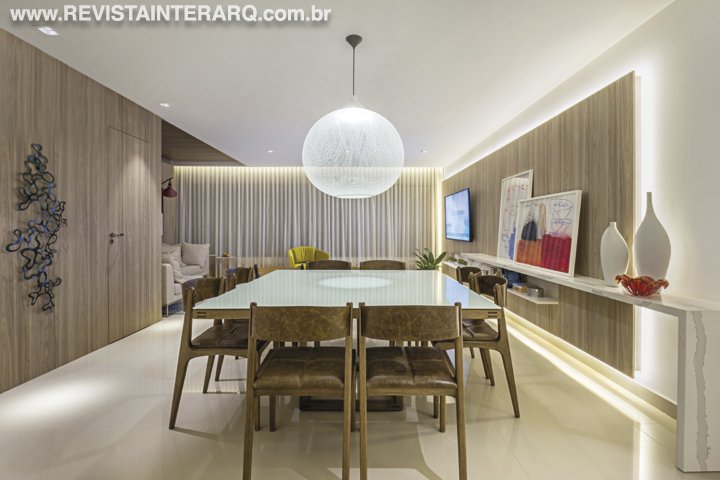 Aconchego aliado à estética foram prioridades nesse apartamento modelo - Revista InterArq | Arquitetura, Decoração, Design, Paisagismo e Lifestyle