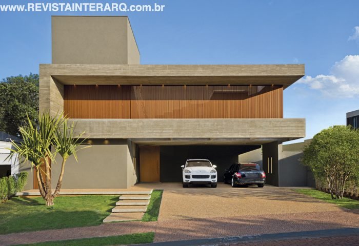 Com estilo moderno, esta casa possui conceito aberto e ambientes integrados - Revista InterArq | Arquitetura, Decoração, Design, Paisagismo e Lifestyle