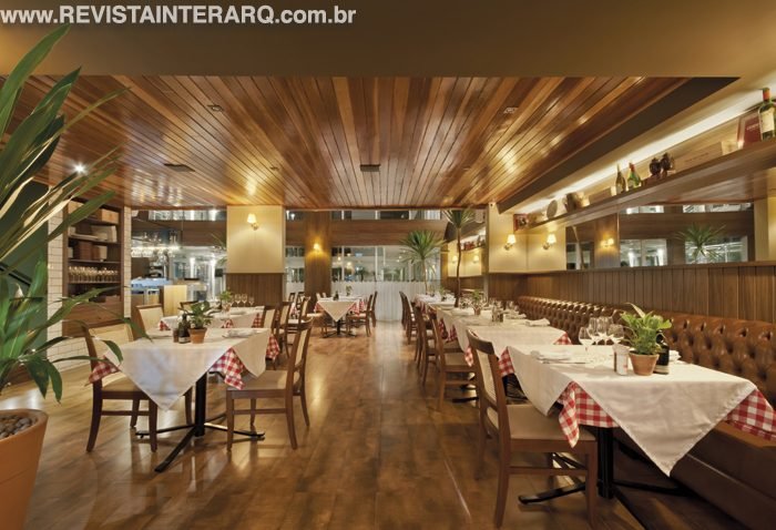 As adoráveis cantinas italianas de antigamente inspiraram o projeto deste restaurante repleto de aconchego - Revista InterArq | Arquitetura, Decoração, Design, Paisagismo e Lifestyle