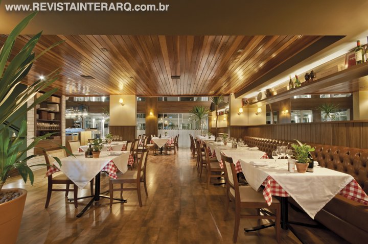 As adoráveis cantinas italianas de antigamente inspiraram o projeto deste restaurante repleto de aconchego - Revista InterArq | Arquitetura, Decoração, Design, Paisagismo e Lifestyle
