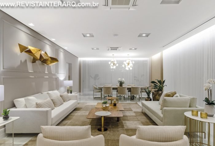 Neste apartamento em estilo contemporâneo, a arquiteta prezou pela atemporalidade e elegância - Revista InterArq | Arquitetura, Decoração, Design, Paisagismo e Lifestyle