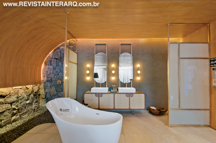 Suíte e Banho Modular House - Revista InterArq | Arquitetura, Decoração, Design, Paisagismo e Lifestyle