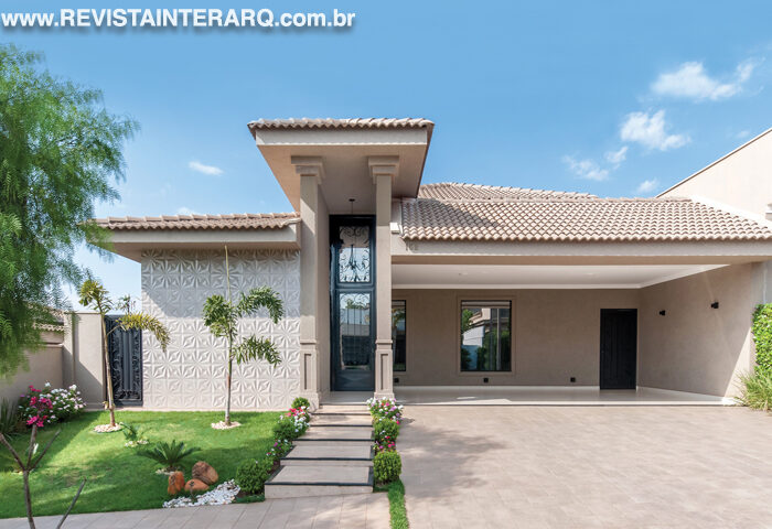 Renan Dornelas assina esta residência elegante de estilo neoclássico - Revista InterArq | Arquitetura, Decoração, Design, Paisagismo e Lifestyle