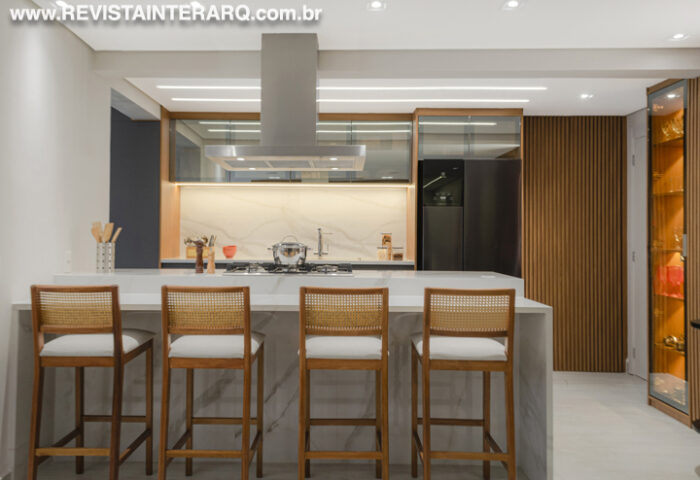Aconchego define a decoração deste apartamento - Revista InterArq | Arquitetura, Decoração, Design, Paisagismo e Lifestyle