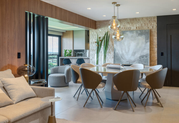 Este apartamento conta com ambientes amplos e aconchegantes - Revista InterArq | Arquitetura, Decoração, Design, Paisagismo e Lifestyle