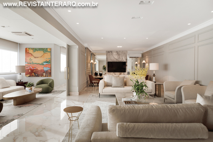 O Design de Interiores deste apartamento é moderno e sofisticado - Revista InterArq | Arquitetura, Decoração, Design, Paisagismo e Lifestyle