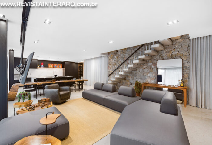Uma residência de arquitetura contemporânea e elegante - Revista InterArq | Arquitetura, Decoração, Design, Paisagismo e Lifestyle